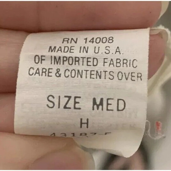 Vintage Escapades Ivory Silky Satin Cami Tank Top Applique Lace Medium (Q43) - Picture 7 of 8